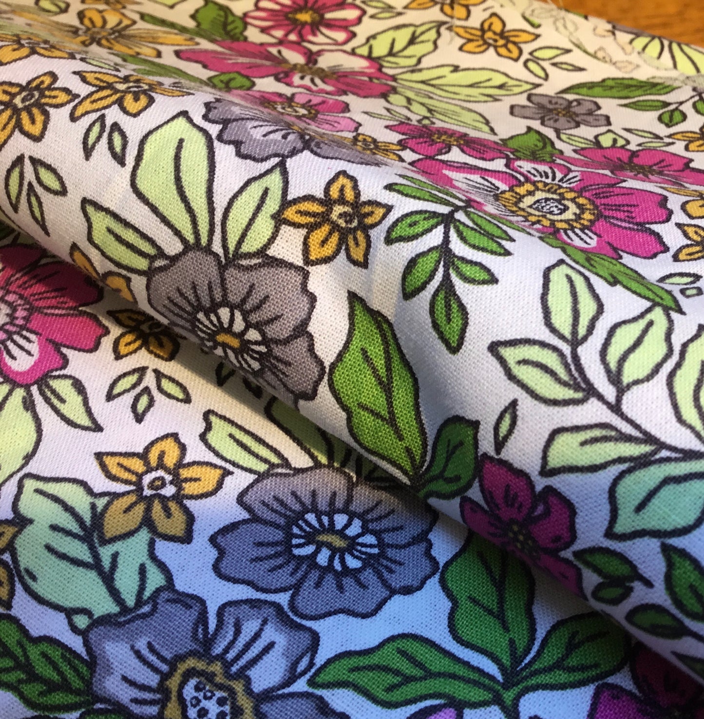 Soft, Floral and Beautiful Cotton Poplin