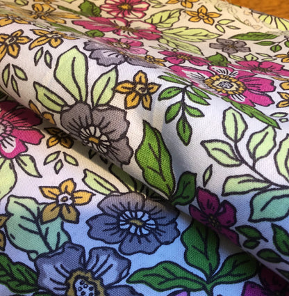 Soft, Floral and Beautiful Cotton Poplin