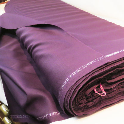 New 100% Wool in a Dusty Aubergine