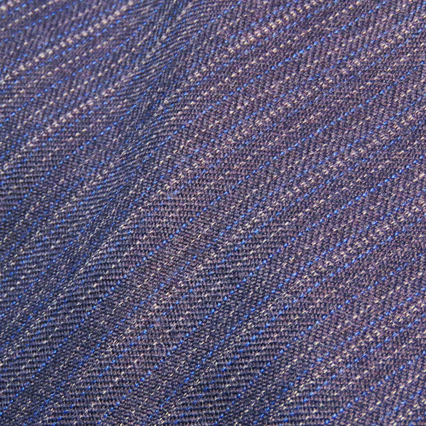 Pinstriped Vintage Suiting Wool in Blue Shades