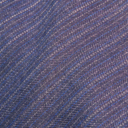 Pinstriped Vintage Suiting Wool in Blue Shades