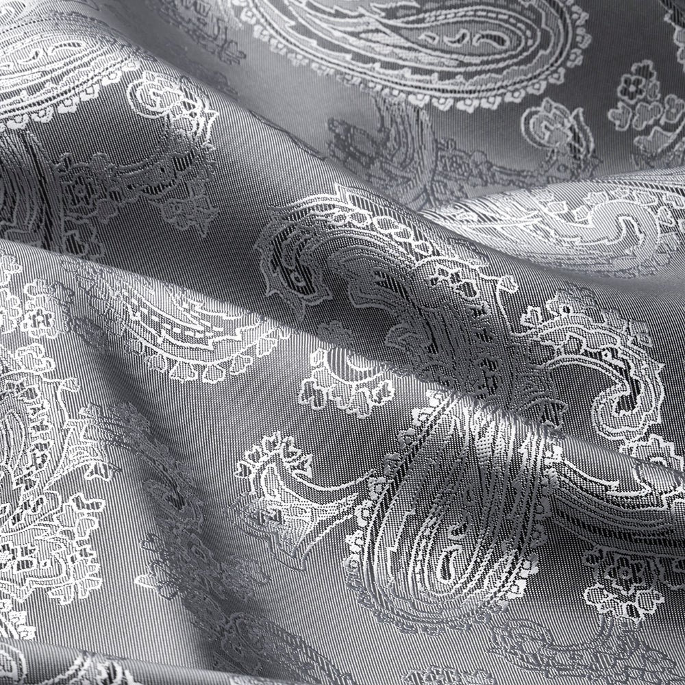 Viscose/Acetate Jacquard Paisley Bicolor