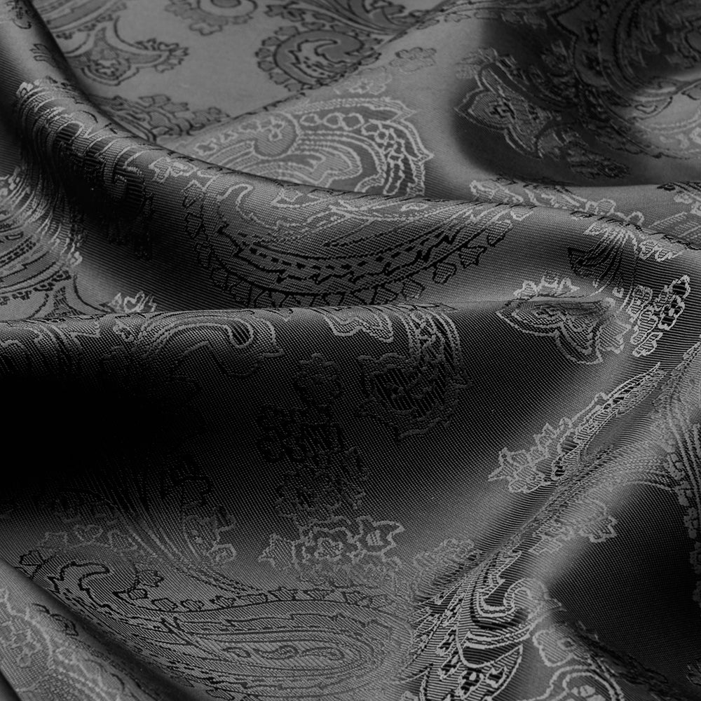 Viscose/Acetate Jacquard Paisley Bicolor