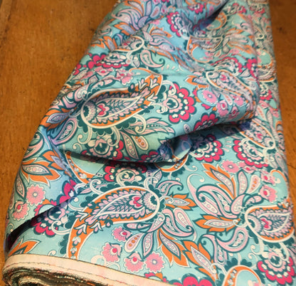 Soft, Paisley and Beautiful Cotton Poplin