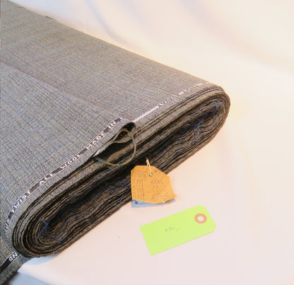 Vintage Wool "Taurus Twist" with blue checks