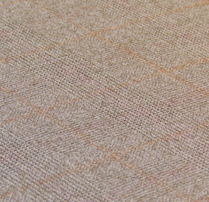 Vintage Light Wool with Orange Check