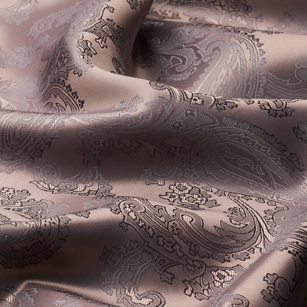 Viscose/Acetate Jacquard Paisley Bicolor