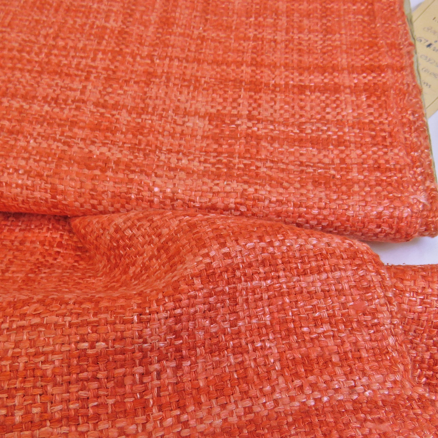 Vintage Raw Silk in Orange Colors