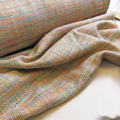 Vintage Multicolored Raw Silk