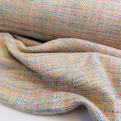 Vintage Multicolored Raw Silk