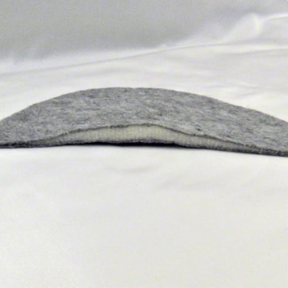 Gray Felted Shoulder Pads, 1 cm